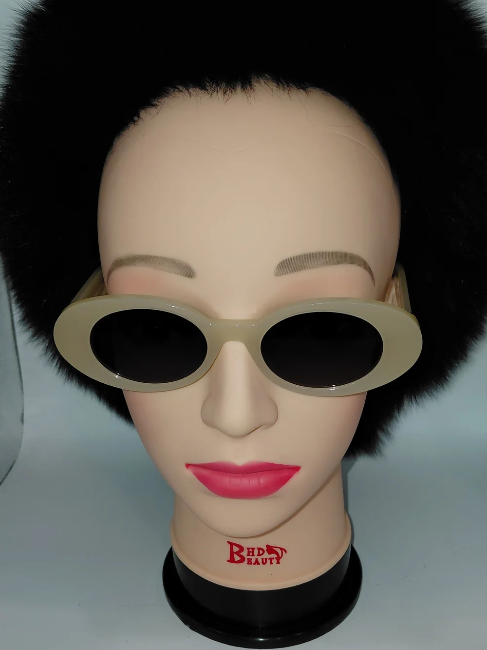 NIB Palm Angels Sand Brown GILROY Oval Sunglasses Peri051 Unisex